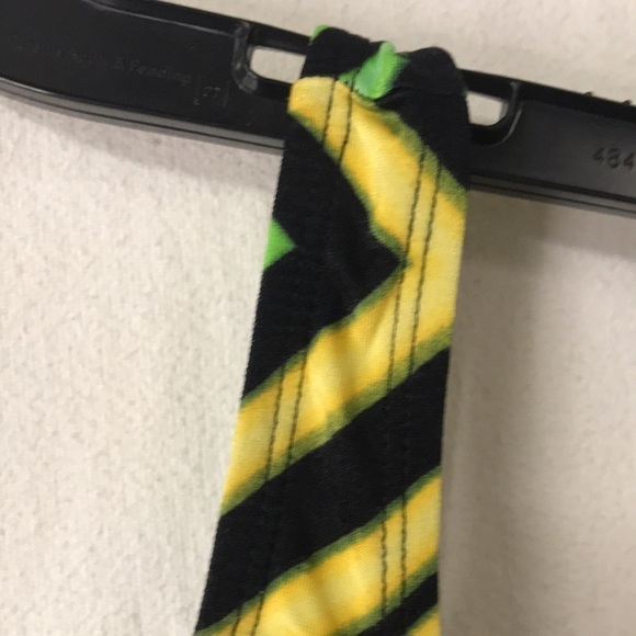 ROBBY Len Women’s Swimsuit Size 12 Rainbow Multi Color stripe Structured cup EUC - Picture 4 of 12